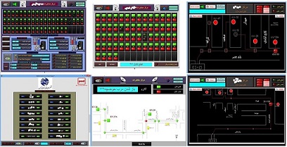 سیستم مانیتورینگ ، کنترل از راه دور گاز کنترل و ارسال آلارم و SMS سرقت کابل مرکزی مراکز مخابراتی